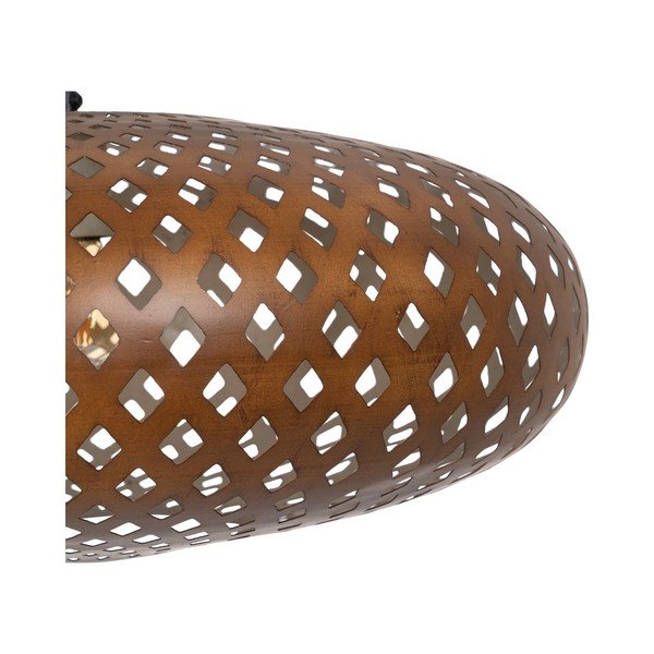 Aranyszínű függőlámpa fém búrával ø 56 cm – Ixia-image-2