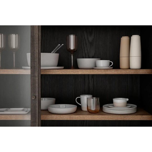 Világosszürke szervírozó kerámia tányér Sablo L – Blomus-image-2