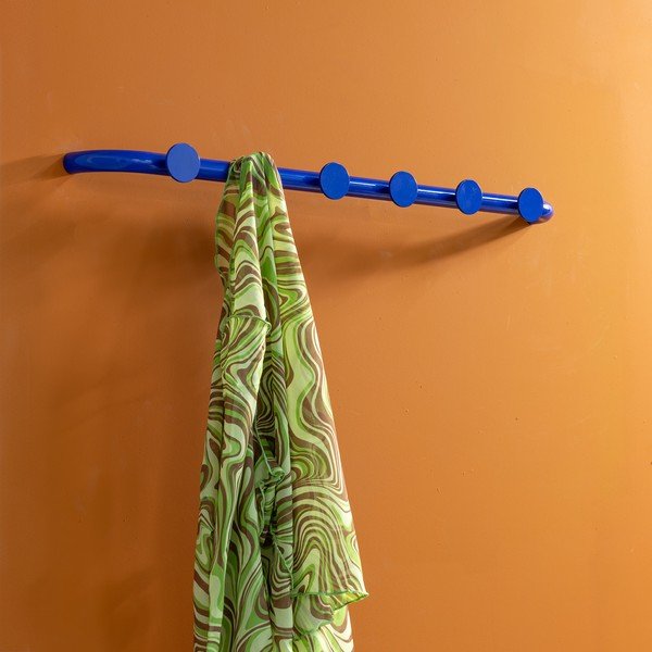 Kék fém fali fogas 75 cm Retro – Spinder Design-image-4