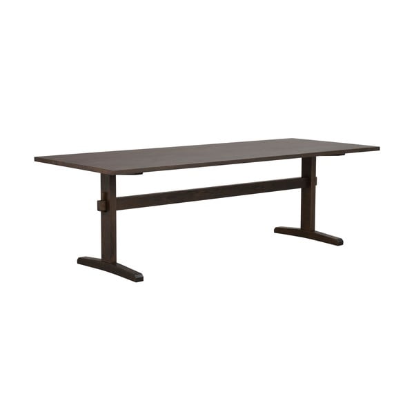 Bővíthető étkezőasztal tölgyfa dekoros asztallappal 240x95 cm Westville - Rowico-image-2