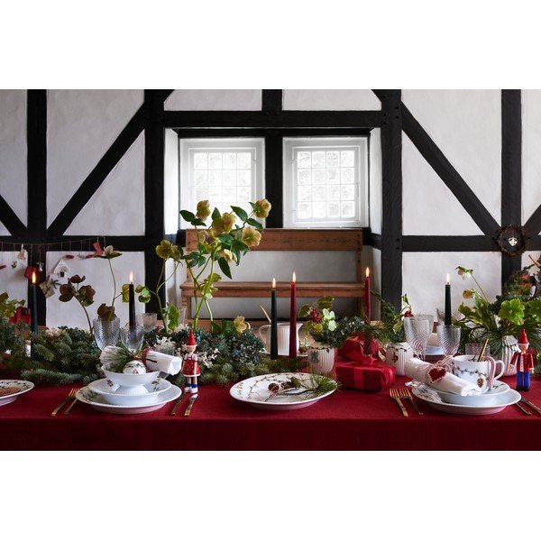 Hammershøi fehér karácsonyi porcelán váza, magasság 10,5 cm - Kähler Design-image-2