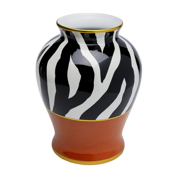 Zebra Ornament zebramintás váza, magasság 38 cm - Kare Design