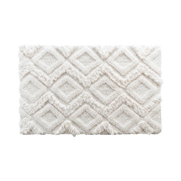 Fehér fürdőszobai kilépő 50x80 cm Ikatis – douceur d'intérieur