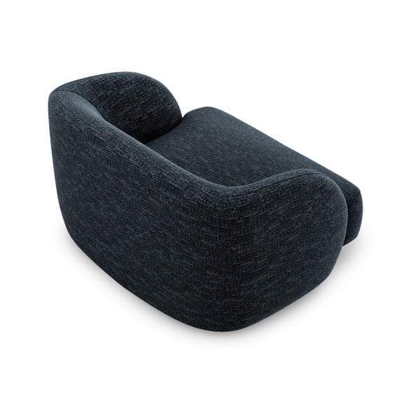 Sötétkék fotel Miley – Micadoni Home-image-4