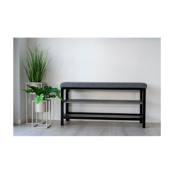 Szürke ülőkés cipőtartó Padova – House Nordic-image-4