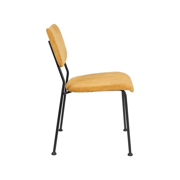 Sárga étkezőszék szett 2 db-os Benson – Zuiver-image-4