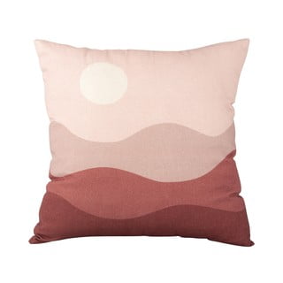Pink Sunset rózsaszín-piros pamut párna, 45 x 45 cm - PT LIVING