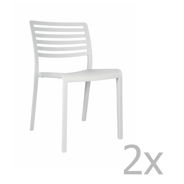 Lama fehér kerti szék, 2 db - Resol