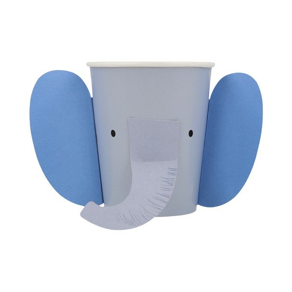 Egyszer használatos papír  pohár készlet 8 db-os Animal Parade – Meri Meri-image-4