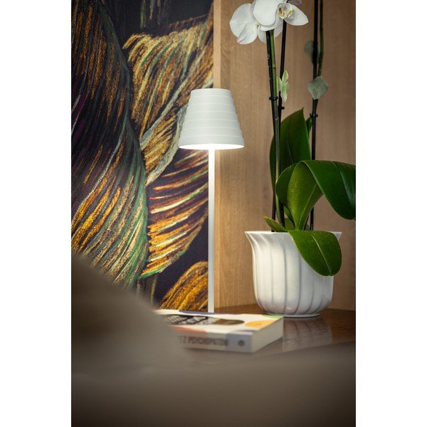 Fehér LED asztali lámpa (magasság 37 cm) Fizzi – GTV-image-2