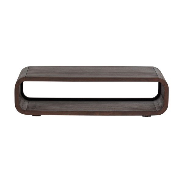 Sötét natúr színű mangófa dohányzóasztal 60x120 cm Kinu – WOOOD