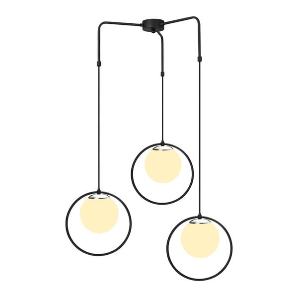 Nazarios fekete fém függőlámpa - Opviq lights-image-1