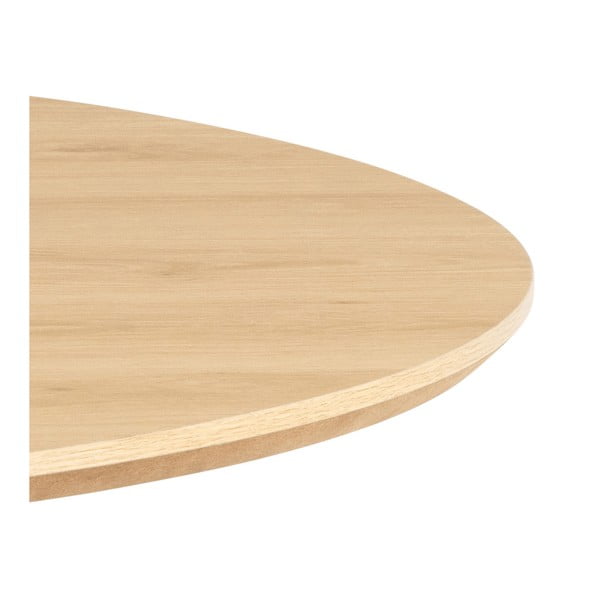 Kerek étkezőasztal tölgyfa dekoros asztallappal ø 120 cm Cadiz – Actona-image-3