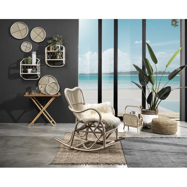 Alopa rattan újságtartó kosár - Tomasucci-image-1