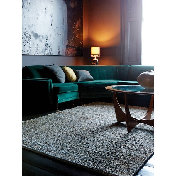 Világosszürke kézi szövésű juta szőnyeg 160x230 cm Soumak – Asiatic Carpets-image-1