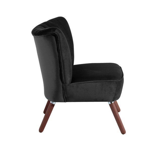 Alessandro Velour fekete fotel - Max Winzer-image-1