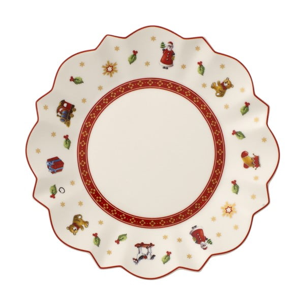 Fehér porcelán tányér karácsonyi motívummal, ø 18 cm - Villeroy & Boch