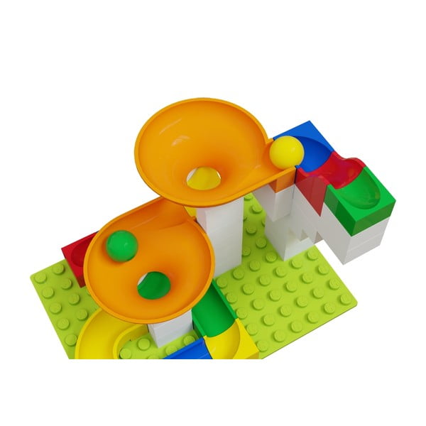 Kiegészítő szett golyópályához, 44 db-os - Hubelino-image-4