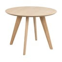 Kerek étkezőasztal tölgyfa dekoros asztallappal ø 100 cm Townsville – Actona