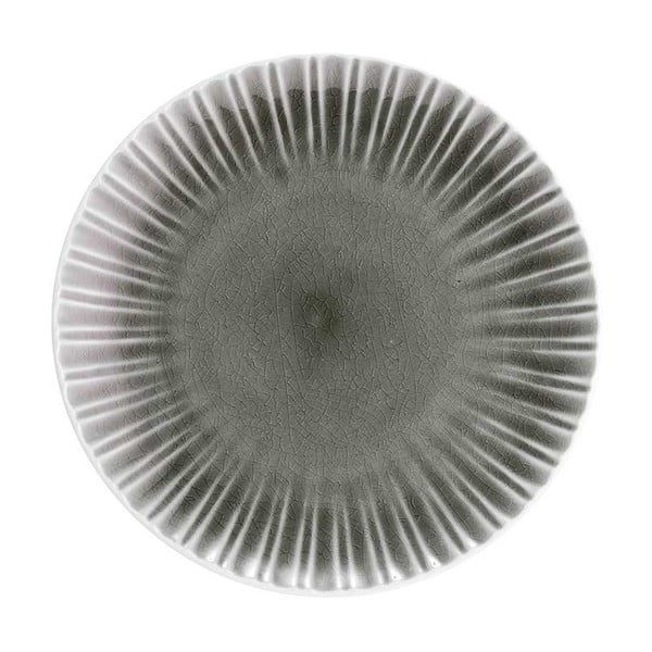 Mia szürke agyagkerámia tányér, ⌀ 21,5 cm - Ladelle