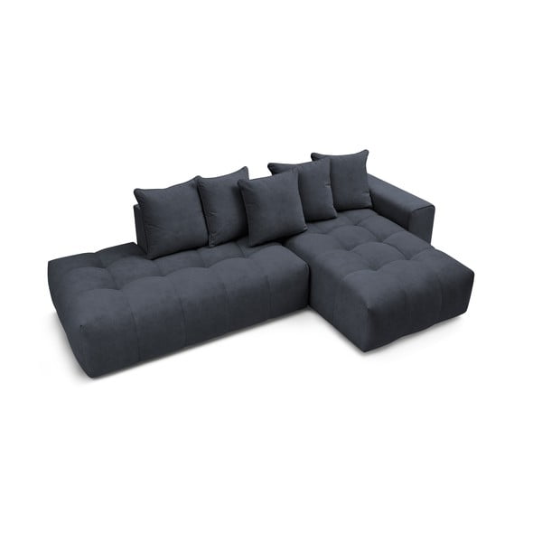 Sötétkék sarokkanapé (jobb oldali) Mont-Blanc – Bobochic Paris-image-4