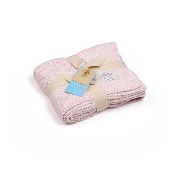 Baby Ecru Lily rózsaszín gyerek takaró, 80 x 110 cm