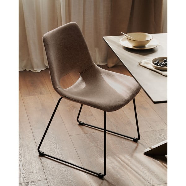 Világosbarna étkezőszék szett 1 db-os Zahara – Kave Home-image-1