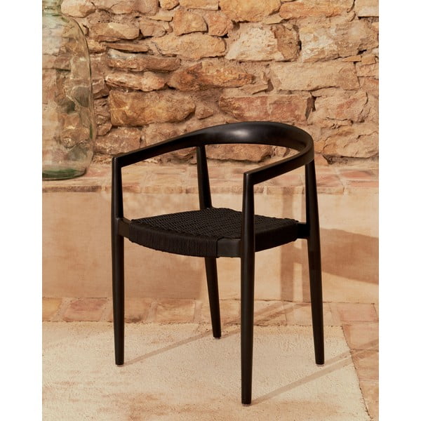 Fekete étkezőszék szett 4 db-os Ydalia – Kave Home-image-1