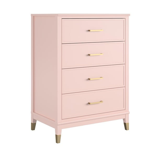 Westerleigh rózsaszín komód, 75 x 106 cm - CosmoLiving by Cosmopolitan-image-2