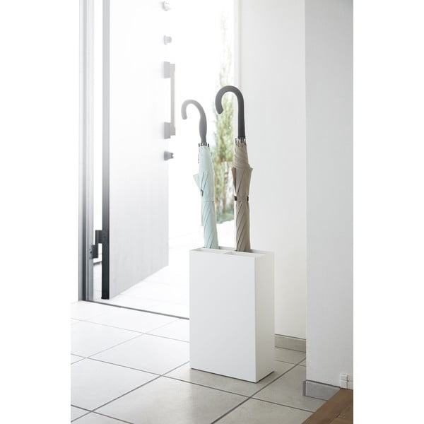 Smart fehér fém esernyőtartó állvány - Yamazaki-image-3