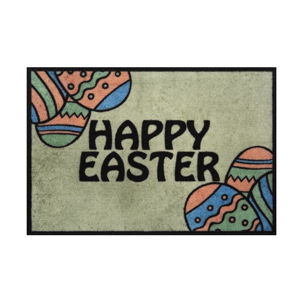 Happy Easter zöld lábtörlő, 40 x 60 cm - Hanse Home