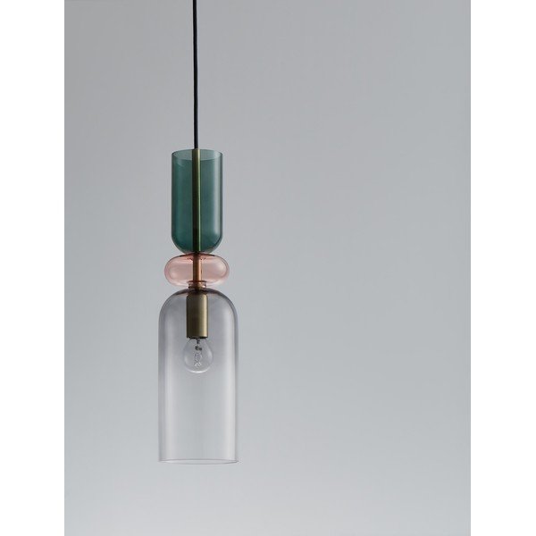 Aranyszínű üveg függőlámpa ø 11 cm Murano – Nova Luce-image-4