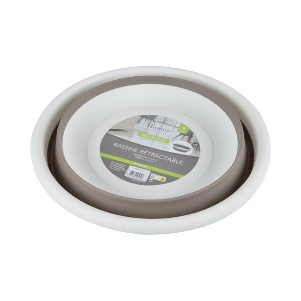 Világosbarna lavór 10 l – Homéa-image-2