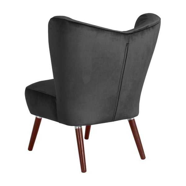 Sari Velvet antracit szürke fotel - Max Winzer-image-2