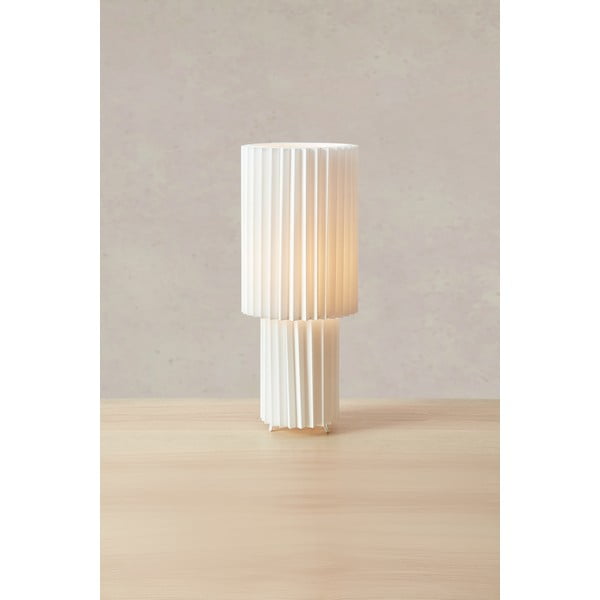 Fehér asztali lámpa textil búrával (magasság 45 cm) Catis – Markslöjd-image-3