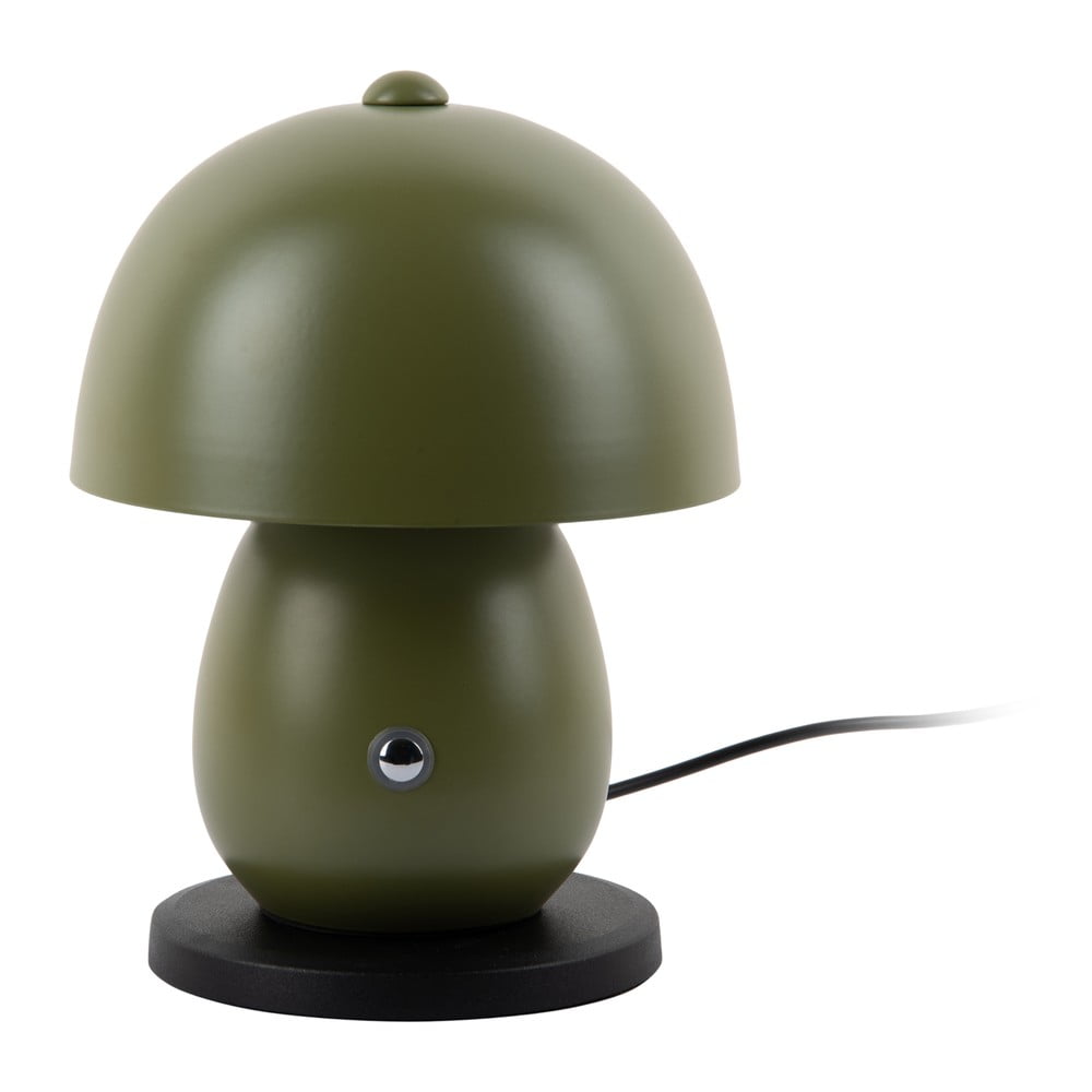 Sötétzöld LED asztali lámpa fém búrával (magasság 18 cm) Mono LED Leitmotiv