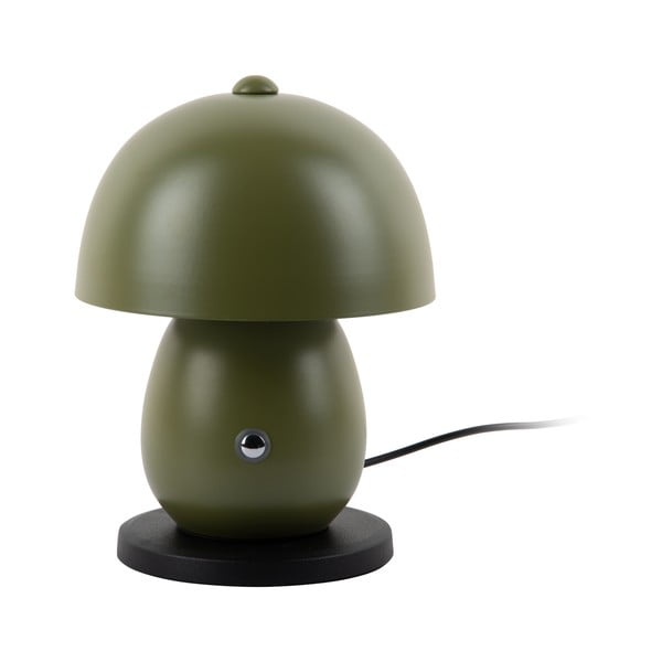 Sötétzöld LED asztali lámpa fém búrával (magasság 18 cm) Mono LED – Leitmotiv