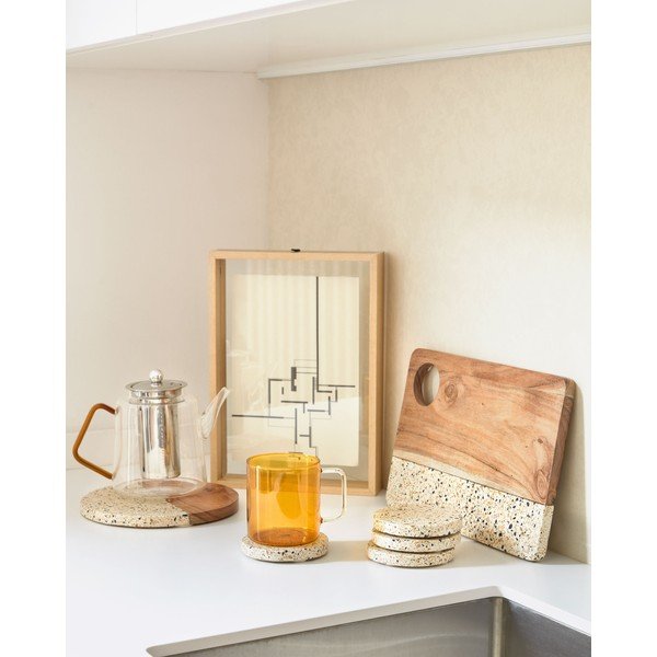 Natúr színű álló képkeret 22,5x31,5 cm Flavina – Kave Home-image-1