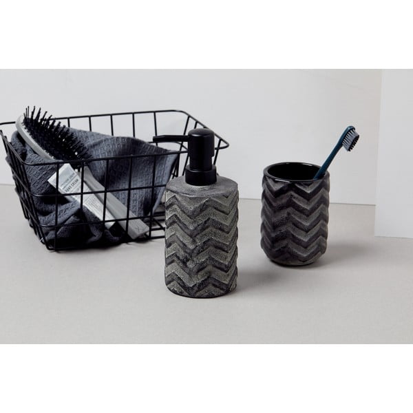 Mantua szürke kerámia kézzel festett szappanadagoló, 360 ml - Wenko-image-4