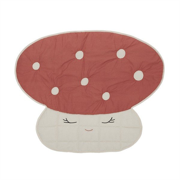 Piros játszószőnyeg 120x98 cm Mushroom – OYOY Mini