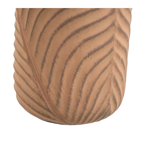 Téglavörös-krémszínű asztali lámpa textil búrával (magasság 39 cm) – Casa Selección-image-4