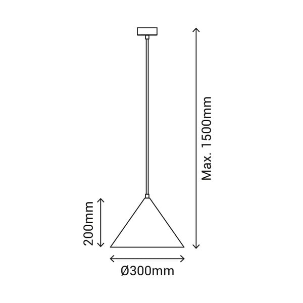 Vilma zöld függőlámpa, magasság 150 cm - SULION-image-4