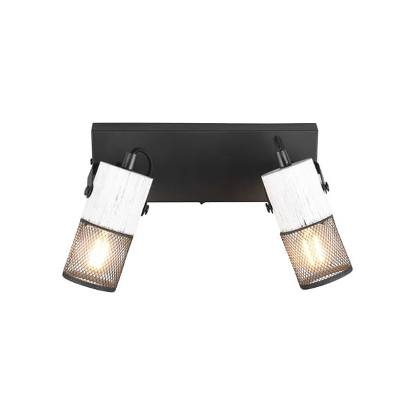 Fekete-fehér fali lámpa ø 9 cm Tosh – Trio-image-2