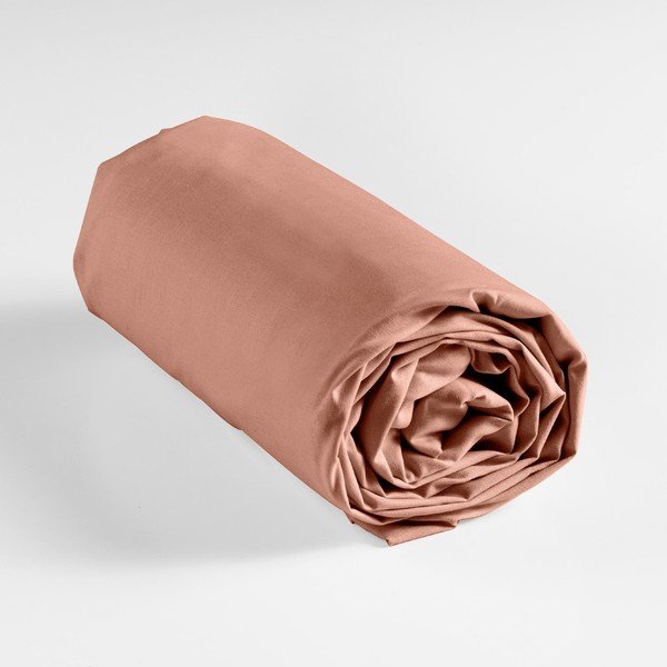 Lazacszínű gumis pamut lepedő 180x200 cm Lina – douceur d'intérieur-image-3