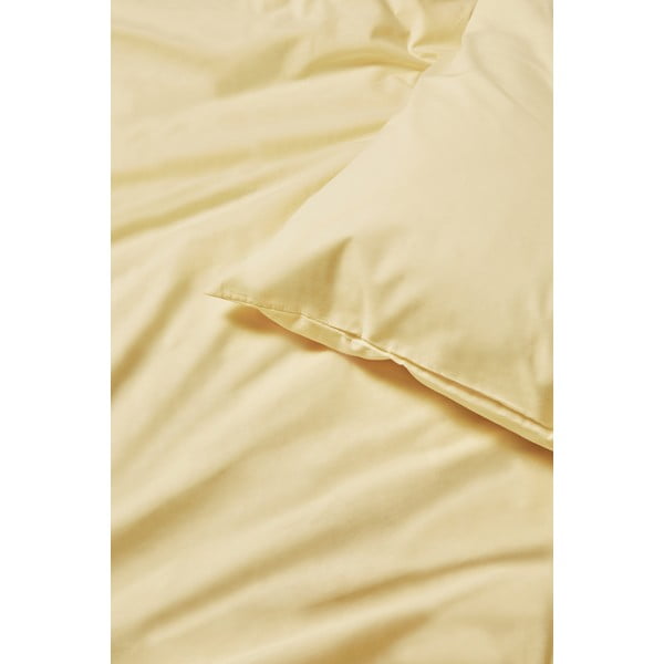 Vaníliasárga kétszemélyes pamut ágynemű, 200 x 220 cm - Bonami Selection-image-1