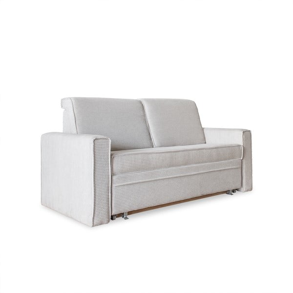 Fehér kinyitható kanapé 168 cm Lucky Lucy – Miuform