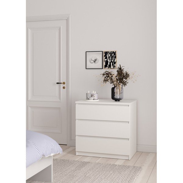 Fehér komód 77x76x50 cm Naia – Tvilum-image-1