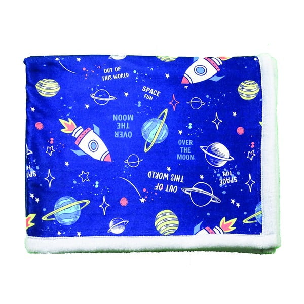Sötétkék gyerek takaró 80x100 cm – OYO kids