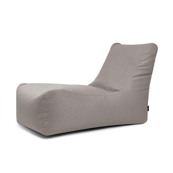 Szürkésbézs babzsákfotel Lounge – SLOWDOWN
