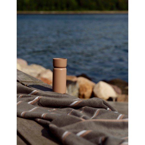 Barna-bézs pamut fürdőlepedő 70x140 cm Sauna – Zone-image-3